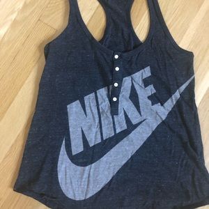 Nike Racerback - Gym Vintage Line - Charcoal Grey